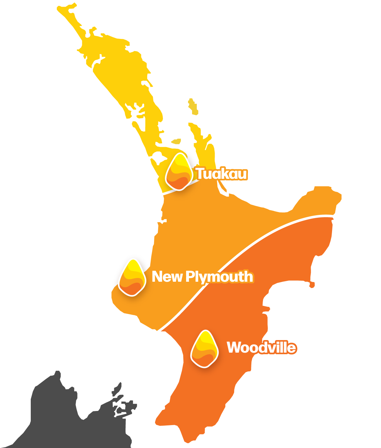 Grainhub NZ Map